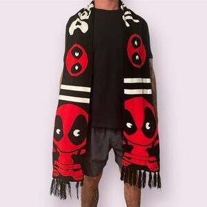 Knitted Unisex Deadpool Scarf 7ft.